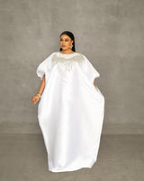 WHITE ROYALE KAFTAN (WITHOUT SLIT)