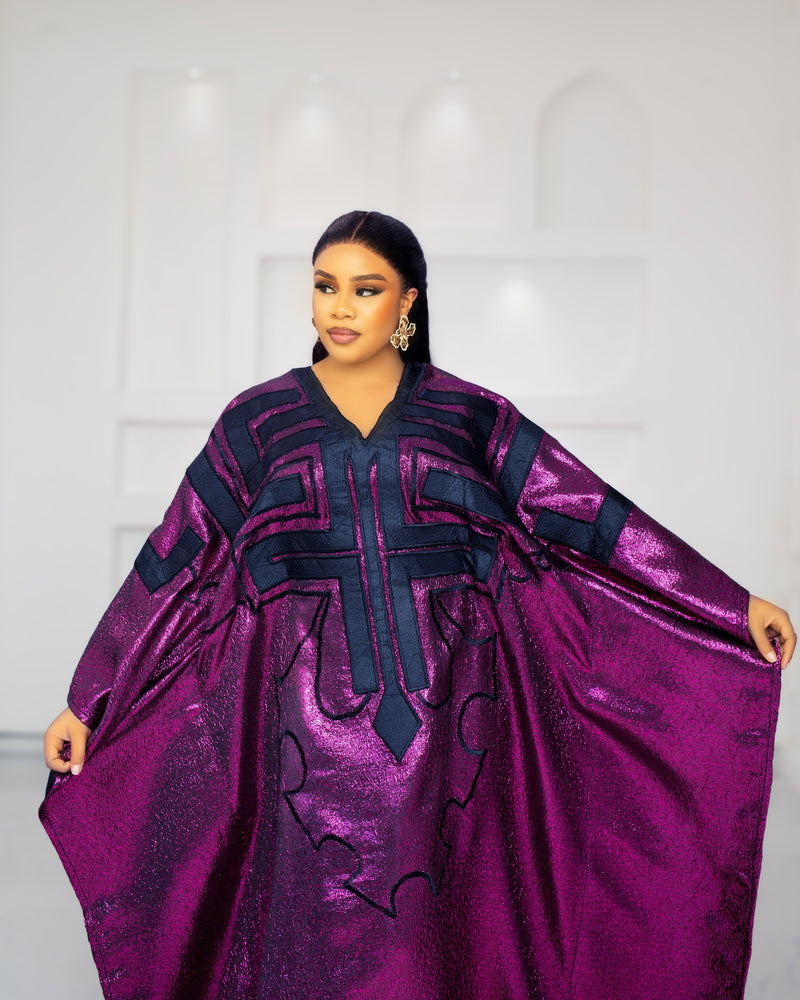DYNASTY EMBROIDERED BROCADE (MAGENTA)