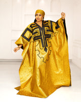 DYNASTY EMBROIDERED BROCADE (YELLOW GOLD)