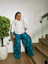 AFROFLEX CARGO PANT (TEAL)