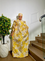 QUEEN IDIA BROCADE (YELLOW)