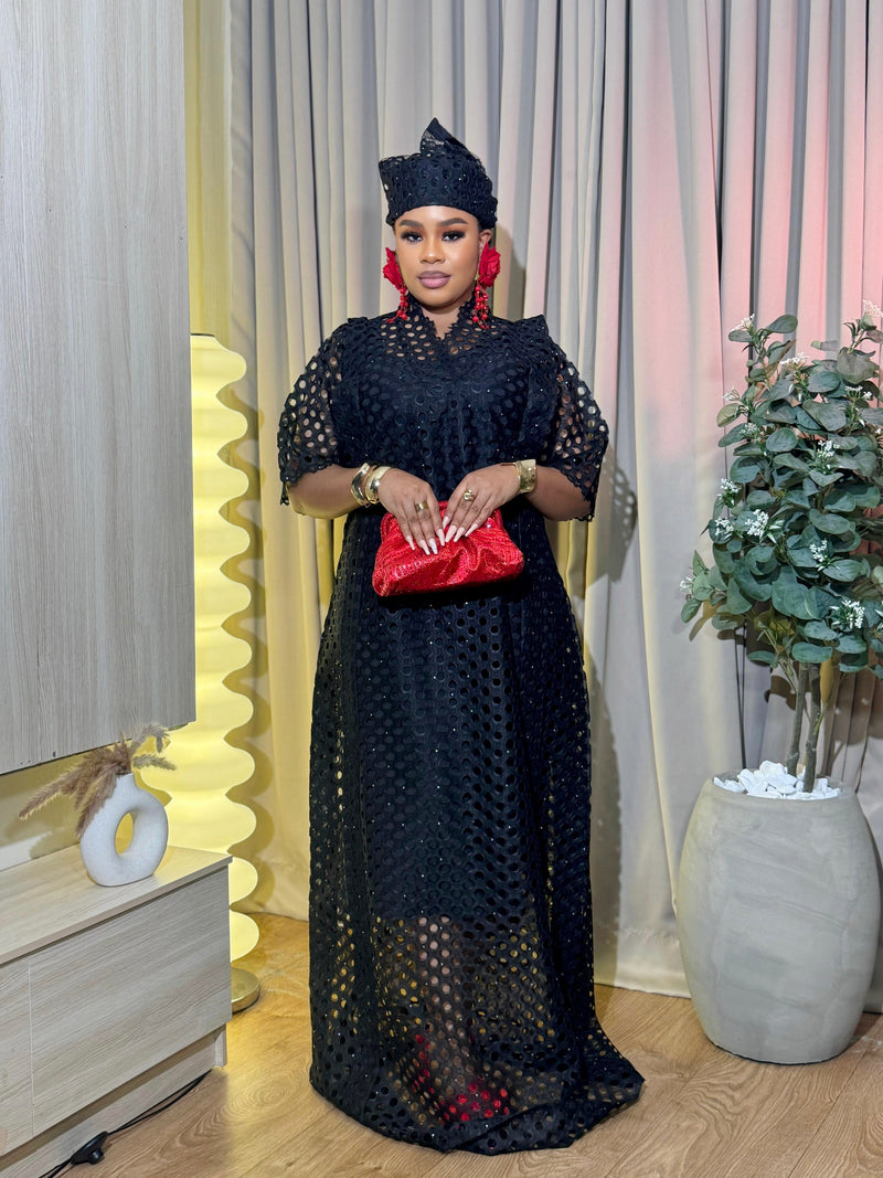 POlKA LACE ELEGANCE (BLACK)