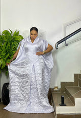 LUXE RIPPLE BROCADE (WHITE)