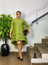 RUFFLE RADIANCE DRESS
