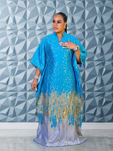 LUXE CASCADE BUBU (TURQUOISE/GOLD/SILVER)