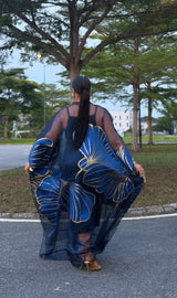 STATEMENT ORGANZA BUBU (BLUE)
