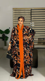 AUTUMN BLOOM LUXE KAFTAN