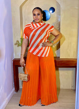 SUNSET PLEATED SET