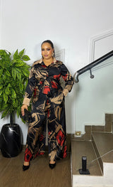 BOSSLADY SILK SET (RED/BLACK)