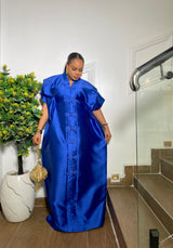 BUTTON DOWN RADIANCE BUBU (BLUE)