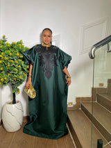 ROYAL EMBROIDERED BUBU (EMERALD GREEN)