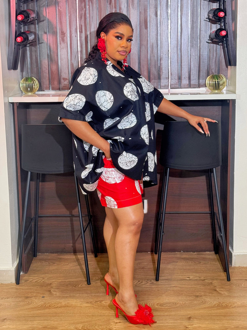 POWER CIRCLE SET(BLACK/RED)