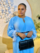 NOIR LUXE DRESS (BLUE)