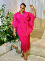 FRINGE LUXE SET (PINK)