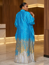 LUXE CASCADE BUBU (TURQUOISE/GOLD/SILVER)